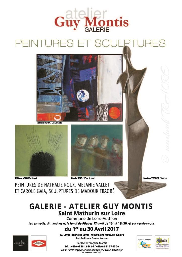  Exposition 2017 galerie guy montis peinture sculpture